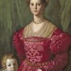  LaquePrint op hout – Een jonge vrouw en haar zoontje – Agnolo Bronzino – 19,5 x 30 cm – bestelnummer: LP036