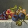  LaquePrint op hout – Stilleven met fruit – Emilie Preyer – 26 x 19,5 cm – bestelnummer: LP098