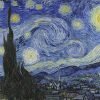  LaquePrint op hout – The starry night – Vincent van Gogh – 26 x 19,5 cm – bestelnummer: LP160