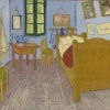  LaquePrint op hout – Slaapkamer – Vincent van Gogh – 26 x 19,5 cm – bestelnummer: LP166