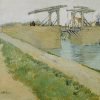  LaquePrint op hout – De brug van Langlois – Vincent van Gogh – 24x 19,5 cm – bestelnummer: LP210