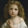  LaquePrint op hout – Little girl – William Adolphe Bouguereau – 19,5 x 26 cm – bestelnummer: LP294